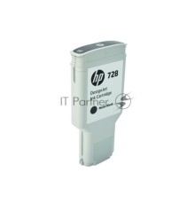 Картридж HP 728 с матовыми черными чернилами для принтеров Designjet, 300 мл