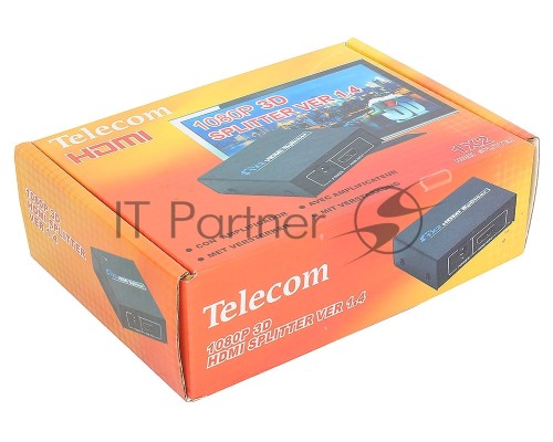 Разветвитель HDMI 1=>2 Telecom  <TTS5010>, каскадируемый , 1.4v+3D