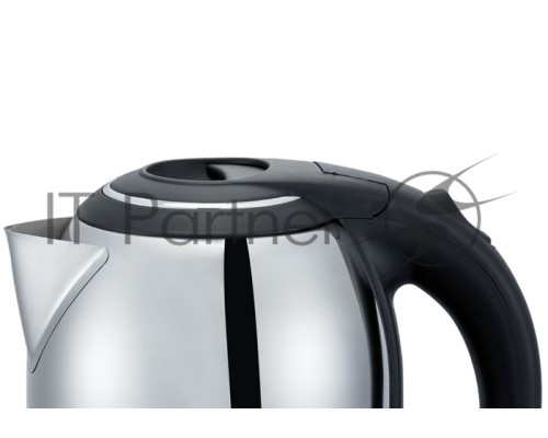 Чайник Centek CT-0037 (матовый) металл 2,0л, 2200W, большой объём, хромированная вставка