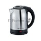 Чайник Centek CT-0037 (матовый) металл 2,0л, 2200W, большой объём, хромированная вставка