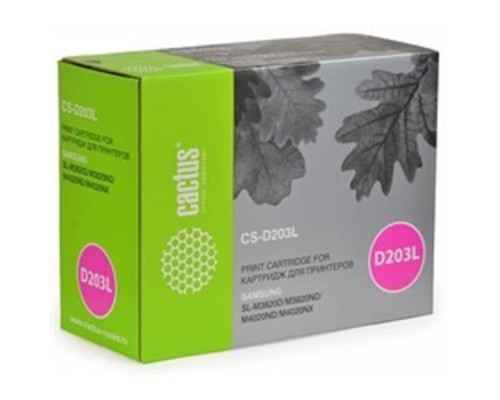 [расходные материалы] CACTUS MLT-D203L/SEE  [CS-D203L] Тонер-картридж   для Samsung SL-M3820D/M3820ND/M4020ND/M4020NX, 5000 стр., черный