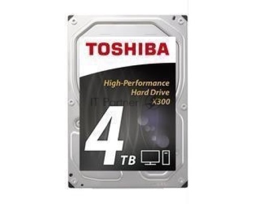 Жесткий диск Toshiba SATA-III 4Tb HDWE140UZSVA X300 (7200rpm) 128Mb 3.5