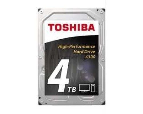 Жесткий диск Toshiba SATA-III 4Tb HDWE140UZSVA X300 (7200rpm) 128Mb 3.5