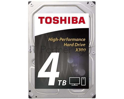 Жесткий диск Toshiba SATA-III 4Tb HDWE140UZSVA X300 (7200rpm) 128Mb 3.5