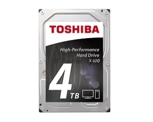 Жесткий диск Toshiba SATA-III 4Tb HDWE140UZSVA X300 (7200rpm) 128Mb 3.5