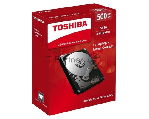 Жесткий диск Toshiba SATA-II 500Gb HDWJ105EZSTA L200 (5400rpm) 8Mb 2.5