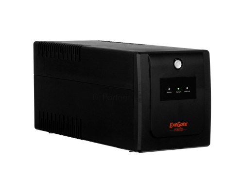 Источник бесперебойного питания ExeGate EP212518RUS Power  Back UNB-1000  <1000VA, Black, 4 евророзетки>