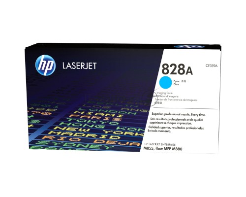 Фотобарабан HP 828A Cyan (CF359A) голубой, 30000 стр, для Color LaserJet Enterprise M855/M880/828A Фотобарабан HP 828A Cyan (CF359A) голубой, 30000 стр, для Color LaserJet Enterprise M855/M880/828A