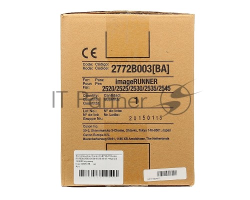 Фотобарабан Canon C-EXV32/33 (2772B003BA), монохромный, для iR2520/2525/2530/2545 (140000 стр. для 2520/2520i/2525/2525i/2530/2530i, 169000 стр. для 2535/2535i/2545/2545i)