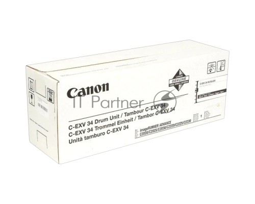 Барабан Canon 3786B003AA C-EXV34 черный для Canon iR ADV C2220L/C2220i/C2225i (43000 стр.) C2230i (61000 стр.)