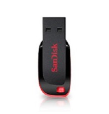 SanDisk USB Drive 64Gb Cruzer Blade SDCZ50-064G-B35 {USB2.0, Black-Red}  