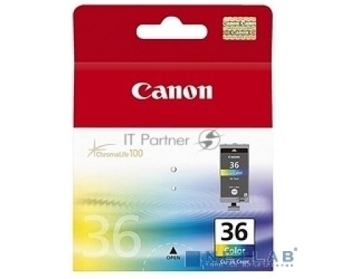 Картридж струйный CLI-36Color (1511B001) для Canon Mini Pixma 260, Цветной, 250стр.