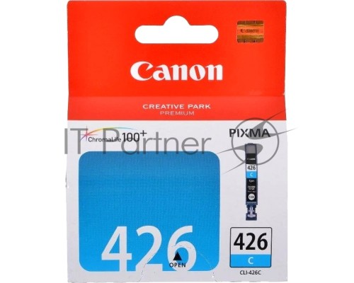 Картридж струйный CLI-426C (4557B001) для Canon iP4840, MG5140, MG5240, MG6140, MG8140, Голубой, 446стр.