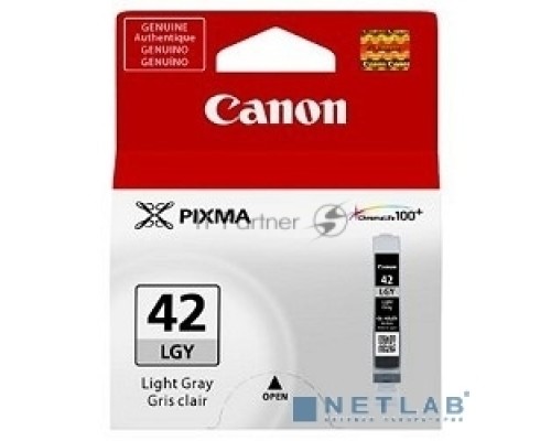 Картридж струйный CLI-42LGY (6391B001) для Canon PIXMA PRO-100, светло-серый, 835 стр.