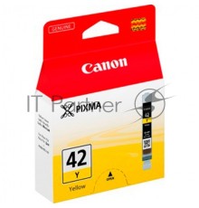 Картридж струйный CLI-42Y (6387B001) для Canon PIXMA PRO-100, желтый, 284 стр.