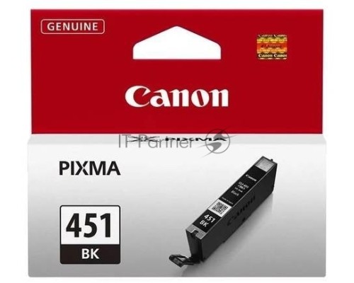 Картридж струйный Canon CLI-451Bk (6523B001) черный (337 стр. 7 мл) для Canon PIXMA iP7240/MG6340/MG5440