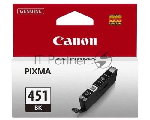 Картридж струйный Canon CLI-451Bk (6523B001) черный (337 стр. 7 мл) для Canon PIXMA iP7240/MG6340/MG5440