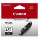 Картридж струйный Canon CLI-451Bk (6523B001) черный (337 стр. 7 мл) для Canon PIXMA iP7240/MG6340/MG5440