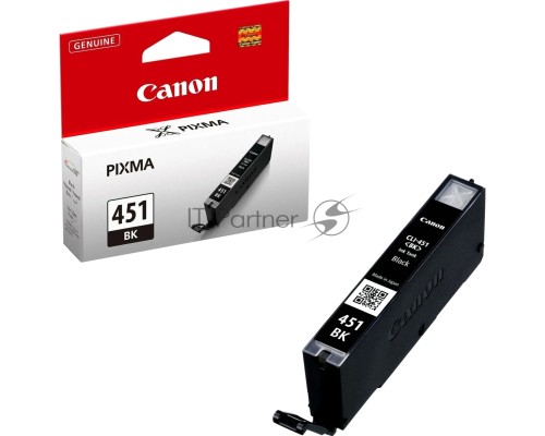 Картридж струйный Canon CLI-451Bk (6523B001) черный (337 стр. 7 мл) для Canon PIXMA iP7240/MG6340/MG5440