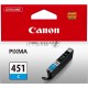 Картридж струйный CLI-451C (6524B001) для Canon PIXMA iP7240/MG6340/MG5440, Голубой, 332стр.