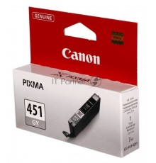 Картридж струйный CLI-451GY (6527B001) для Canon PIXMA MG6340, Серый, 780стр.