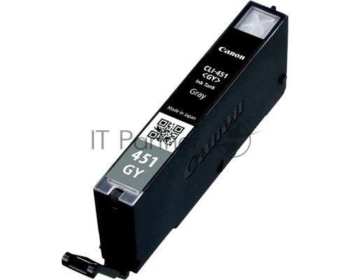 Картридж струйный CLI-451GY (6527B001) для Canon PIXMA MG6340, Серый, 780стр.