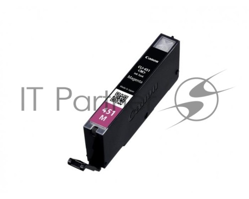 Картридж струйный CLI-451M (6525B001) для Canon PIXMA iP7240/MG6340/MG5440, Пурпурный (Magenta), 319стр.