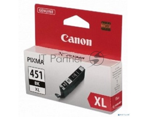 Картридж струйный CLI-451XLBK (6472B001) для Canon PIXMA iP7240, MG5440, 6340, Черный, 4425стр.
