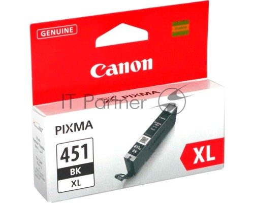 Картридж струйный CLI-451XLBK (6472B001) для Canon PIXMA iP7240, MG5440, 6340, Черный, 4425стр.