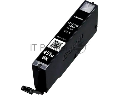 Картридж струйный CLI-451XLBK (6472B001) для Canon PIXMA iP7240, MG5440, 6340, Черный, 4425стр.