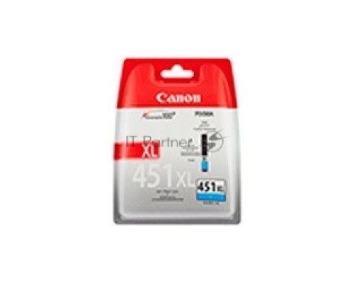 Картридж струйный CLI-451XLC (6473B001) для Canon PIXMA iP7240, MG5440, 6340,  Голубой, 665стр.