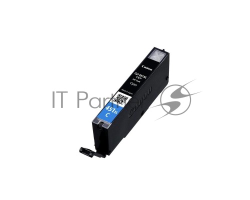Картридж струйный CLI-451XLC (6473B001) для Canon PIXMA iP7240, MG5440, 6340,  Голубой, 665стр.