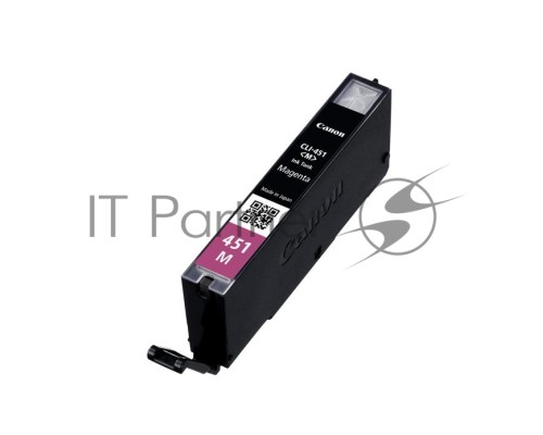 Картридж струйный CLI-451XLM (6474B001) для Canon PIXMA iP7240, MG5440, 6340, Пурпурный, 660стр.