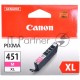 Картридж струйный CLI-451XLM (6474B001) для Canon PIXMA iP7240, MG5440, 6340, Пурпурный, 660стр.