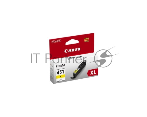 Картридж струйный CLI-451XLY (6475B001) для Canon PIXMA iP7240, MG5440, 6340, Желтый, 685стр.