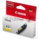 Картридж струйный CLI-451Y (6526B001) для Canon PIXMA iP7240/MG6340/MG5440, Желтый(Yellow), 344стр.