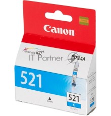 Картридж струйный CLI-521C (2934B004) голубой (535 стр.) для Canon Pixma iP3600, 4600, MP540 ,MP620, MP630, MP980