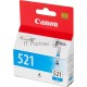 Картридж струйный CLI-521C (2934B004) голубой (535 стр.) для Canon Pixma iP3600, 4600, MP540 ,MP620, MP630, MP980