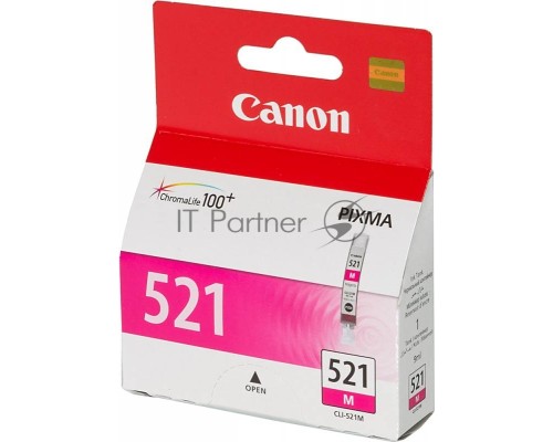 Картридж струйный CLI-521M (2935B004) пурпурный (520 стр.) для Canon Pixma iP3600, 4600, MP540 ,MP620, MP630, MP980