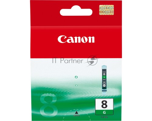 Картридж струйный Canon CLI-8G (0627B001) зеленый (13 мл.) для Canon PIXMA 6500, Pro 6000, Pro 9000, Pro 9000 Mark II