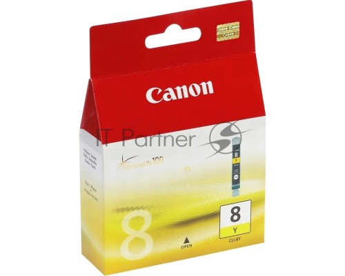 Картридж струйный CLI-8Y (0623B024), для Canon 4200/5200/MP500/MP800, Желтый, 490стр.