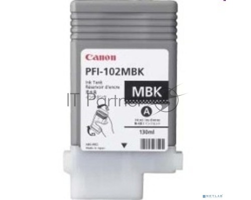 Картридж Canon PFI-102MBk (0894B001) матовый черный, 130 мл., для iPF500/600/700