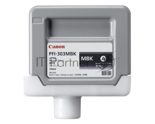Картридж струйный Canon PFI-303 MBK черный матовый для iPF815/825 (2957B001)