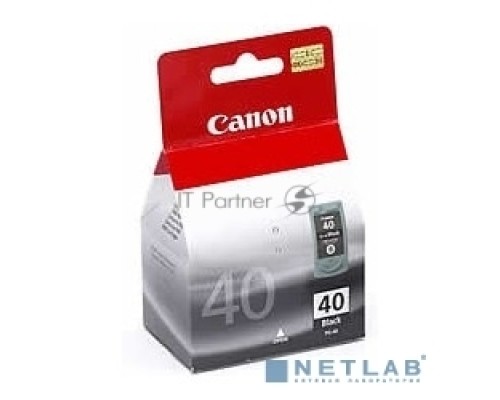 Картридж струйный PG-40Bk (0615B025), для Canon MP150/170/450/iP2200/iP1600, Черный, 16ml