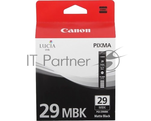 Картридж струйный Canon PGI-29MBK (4868B001) черный (36 мл) для Canon Pixma Pro 1