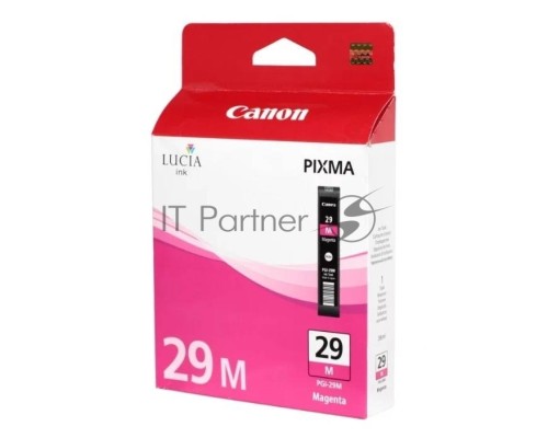 Картридж струйный Canon PGI-29M (4874B0011) пурпурный (281стр.) для Canon Pixma Pro 1