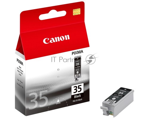 Картридж Canon PGI-35Bk (1509B001) черный (9.30 мл, 200 стр.) для Canon PIXMA iP100, iP110