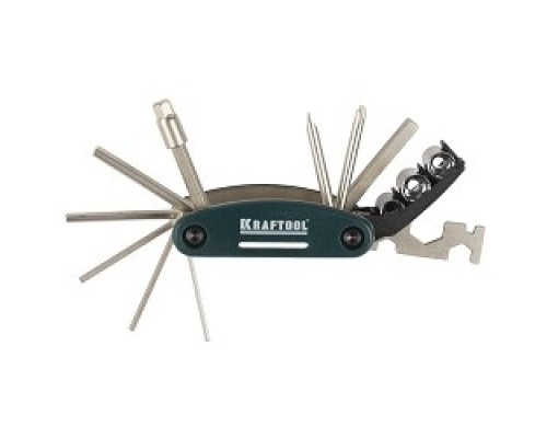[Наборы] KRAFTOOL Набор для обслуживания велосипеда, 16-в-1 [26182-H16]
