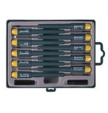 KRAFTOOL (25616-H12) Набор X-Telecom Набор отверток для точных работ и телекоммуникационного оборудования 12 предметов.