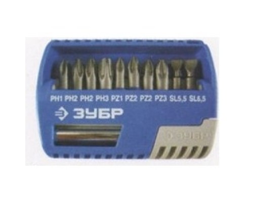 [Отвертки-насадки (биты)] Набор ЗУБР Биты 